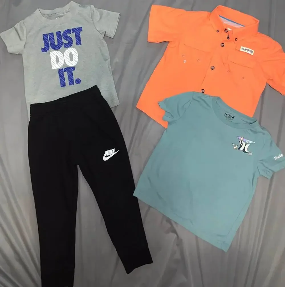 3T/4T Nike, Hurley, and Magellan Boys Clothing Bundle